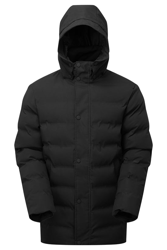 Versatile Recycled Longline Padded Jacket for Outdoor Enthusiasts