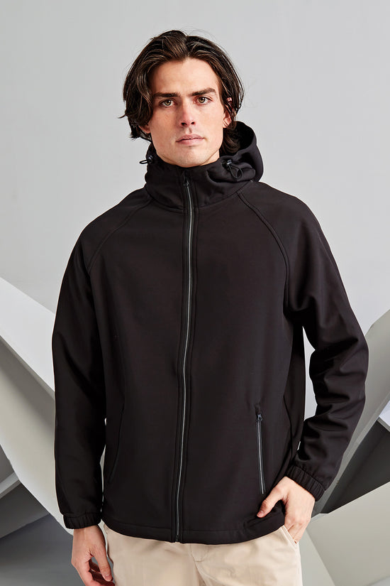 Professional Hooded Softshell Jacket with FullZip