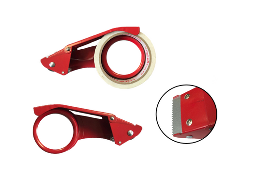 Metal Parcel Tape Dispenser Cutter 9x16cm Packaging Tool