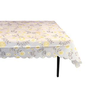 Elegant PVC Vinyl Dining Table Cover Protector 152x152cm Assorted Designs Colors