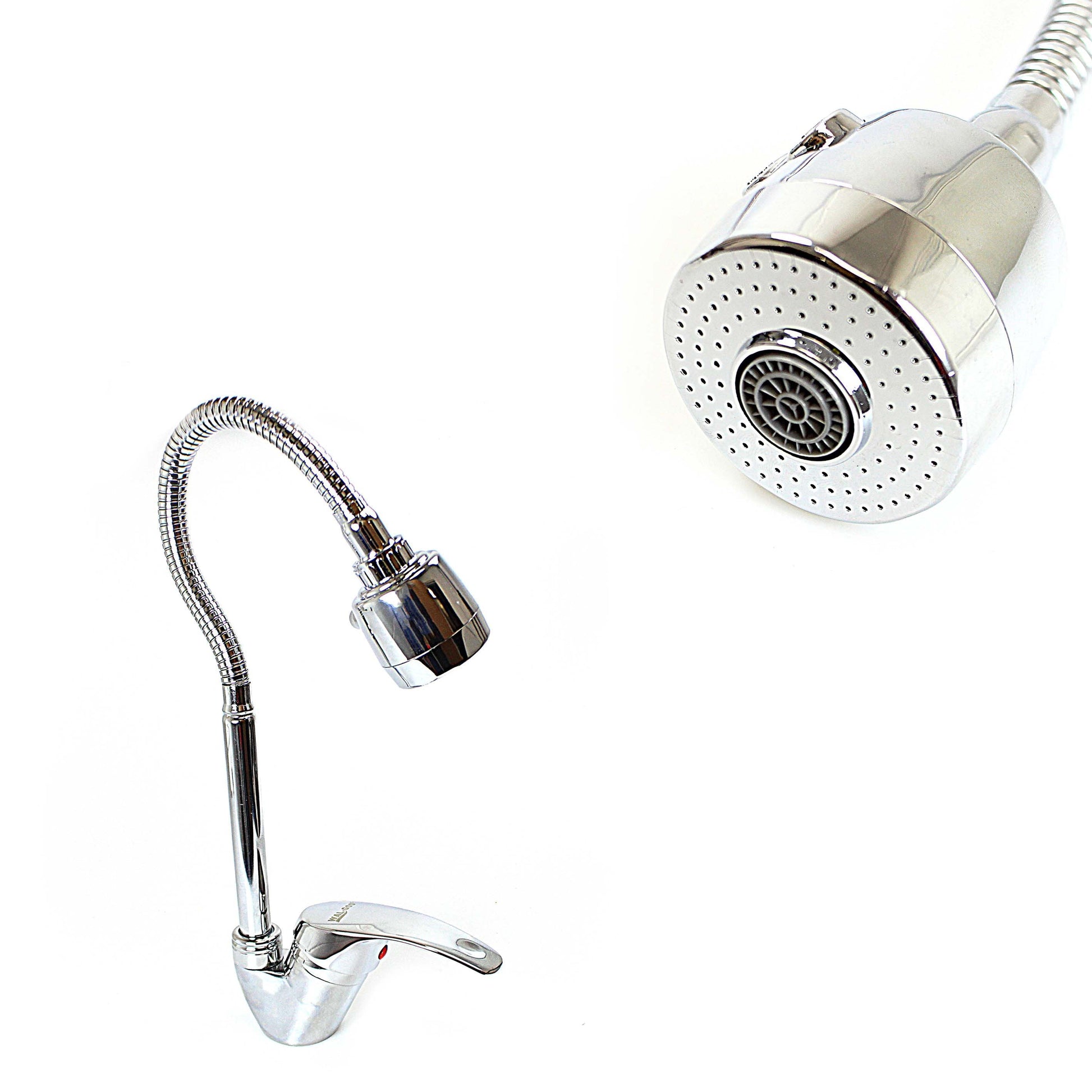 Kitchen Sink Flexible Sprayer Tap Water Adapter Adjustable Chrome Sprayer