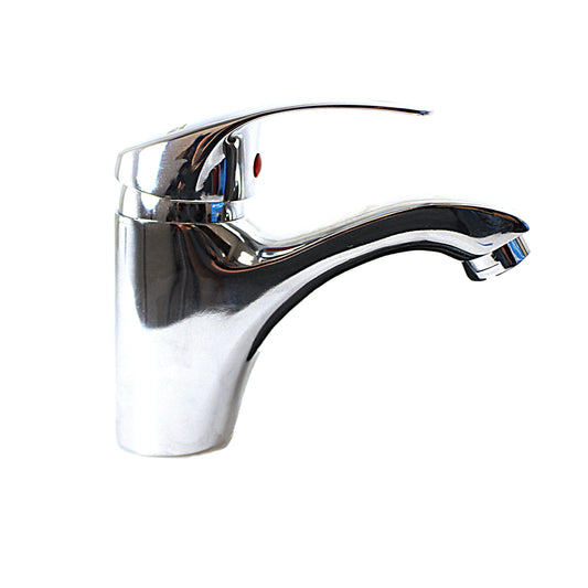 Modern Chrome Kitchen Basin Sink Mixer Tap with Dual Handles