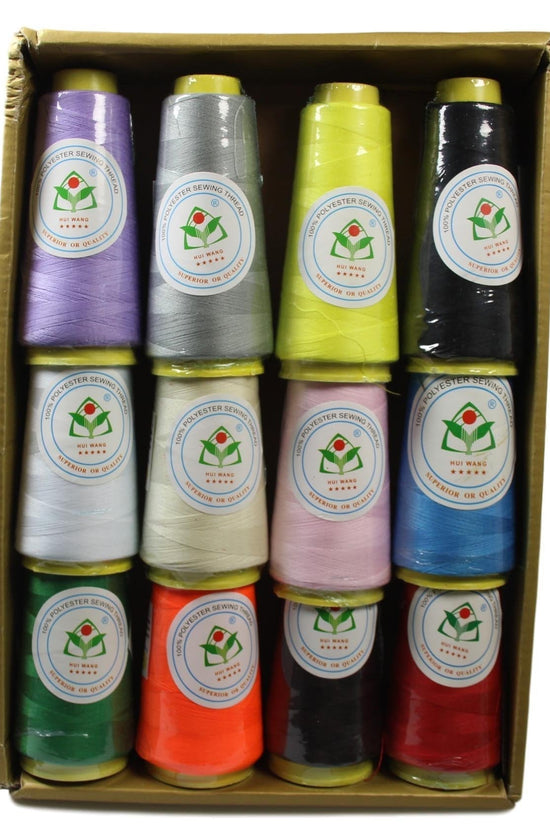 HighQuality Polyester Sewing Thread Assorted Colors