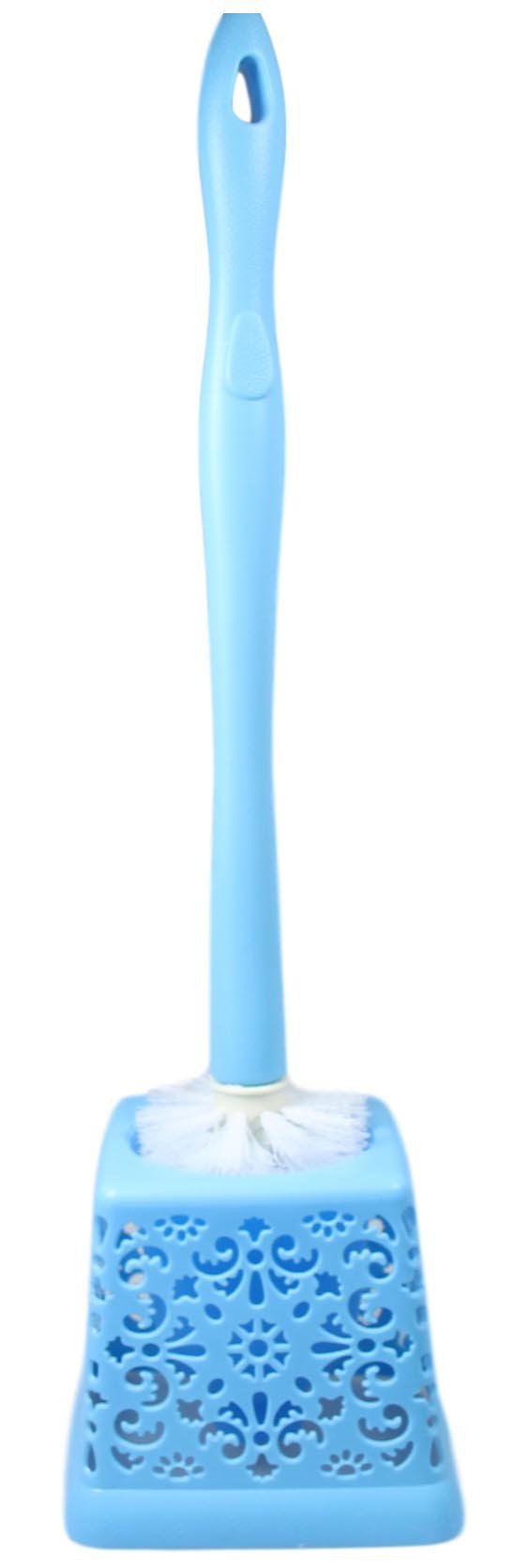 Elegant Lace Style Plastic Toilet Brush Assorted Colors