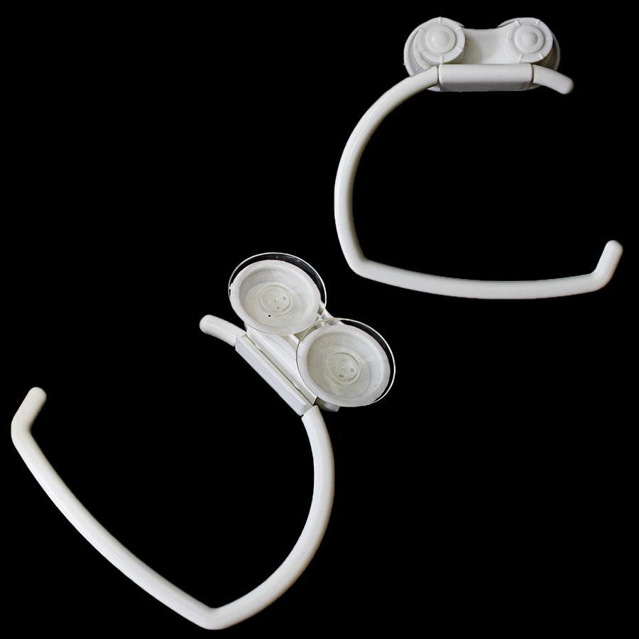 Durable Plastic Toilet Paper Holder with Secure Suction Cups