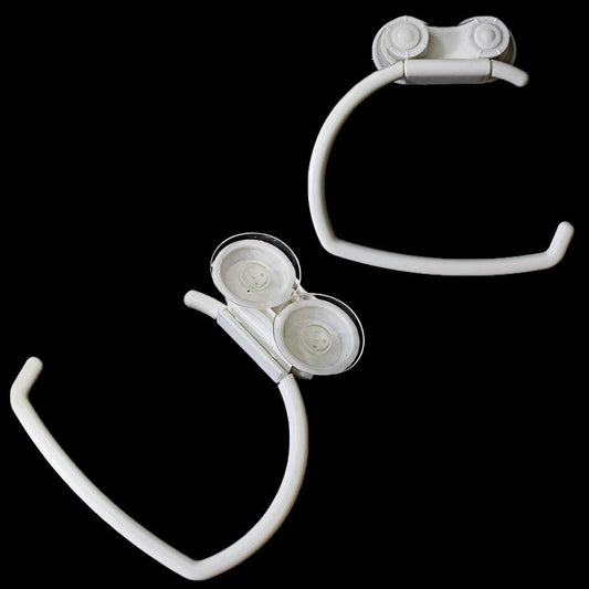 Durable Plastic Toilet Paper Holder with Secure Suction Cups