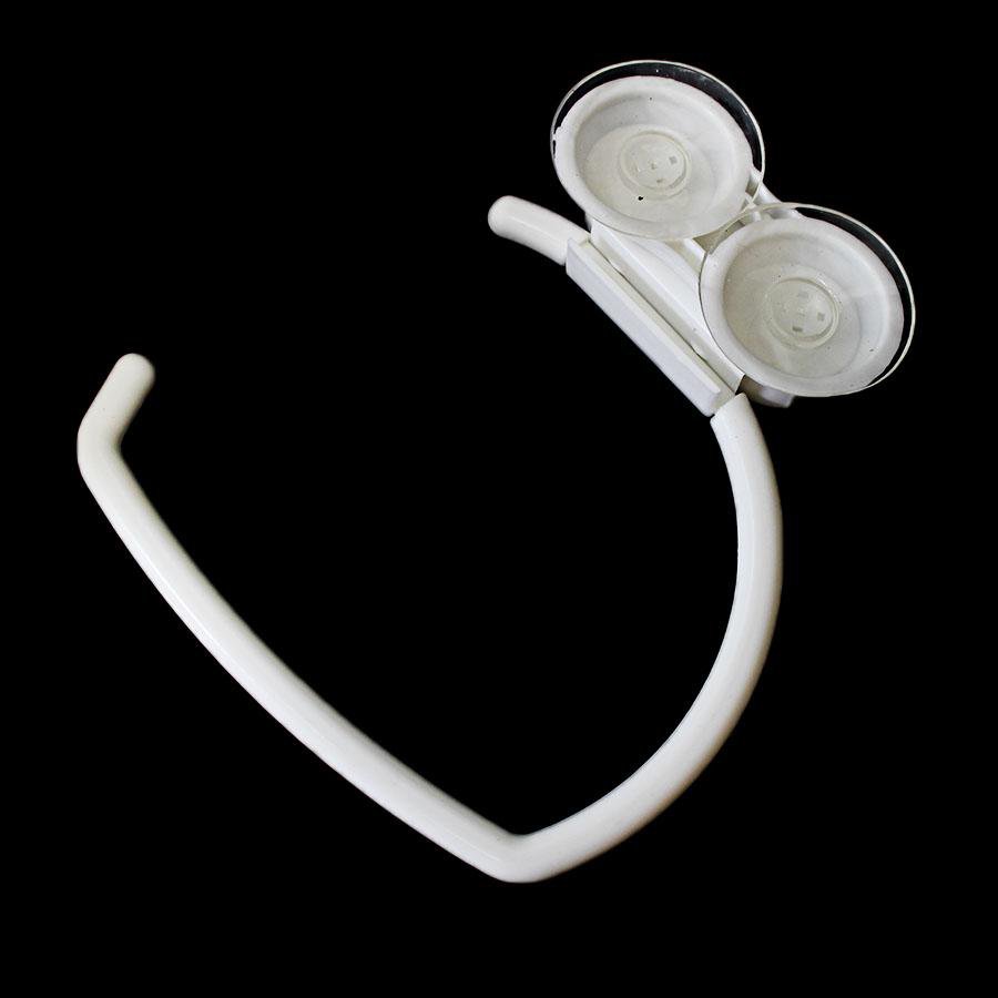 Durable Plastic Toilet Paper Holder with Secure Suction Cups