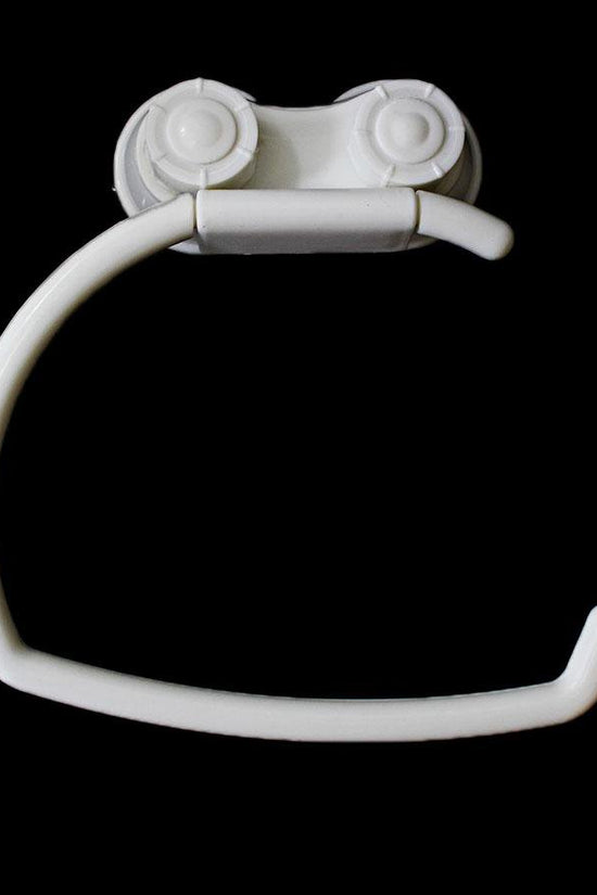 Durable Plastic Toilet Paper Holder with Secure Suction Cups