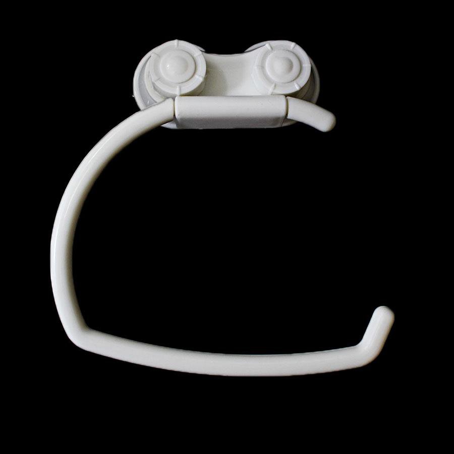 Durable Plastic Toilet Paper Holder with Secure Suction Cups