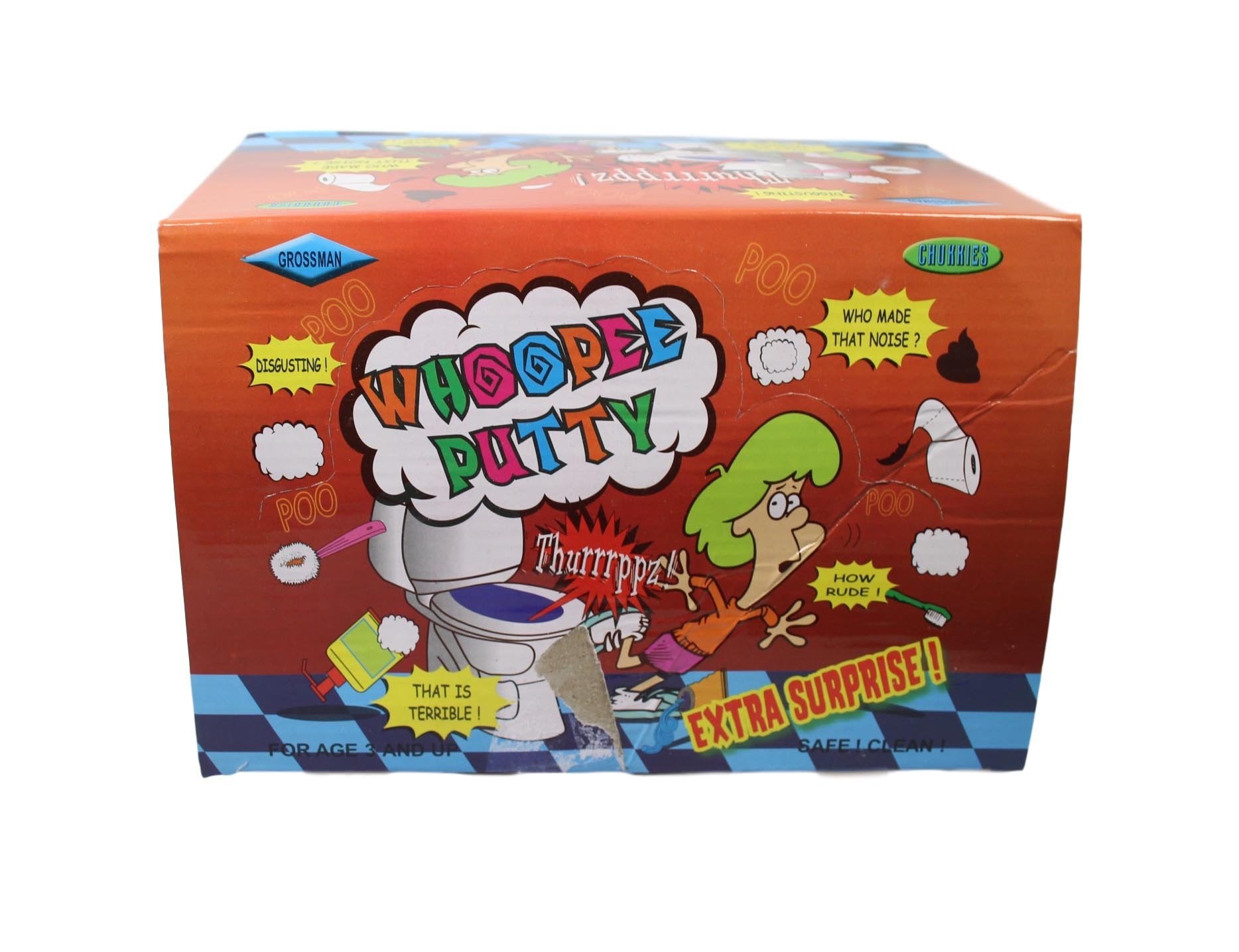 Whoopee Toilet Putty Jokes Kit for Kids 3 Colors 9cm