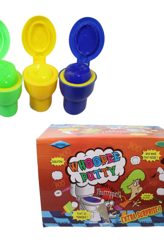Whoopee Toilet Putty Jokes Kit for Kids 3 Colors 9cm