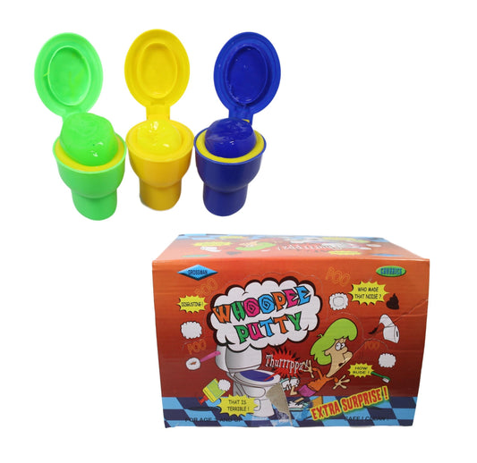Whoopee Toilet Putty Jokes Kit for Kids 3 Colors 9cm