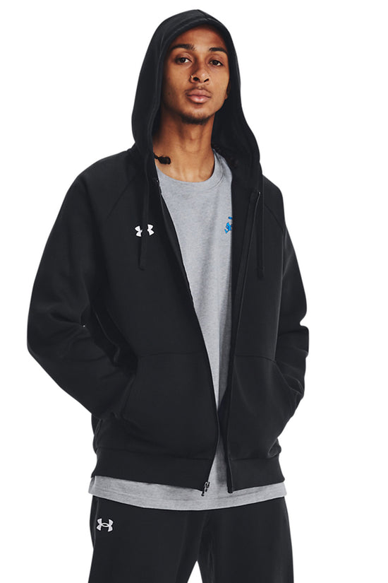 Under Armour Rival Fleece Fullzip Hoodie Unisex Adult Lightweight Hoodie