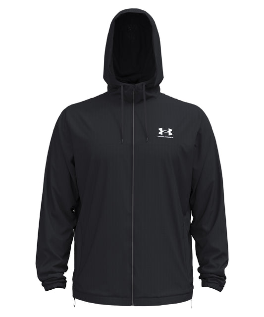 UA Rival Woven Windbreaker Black Lightweight Protective