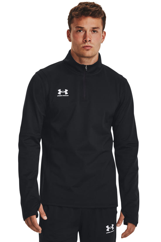 UA Challenger 14Zip Black Lightweight Performance Apparel