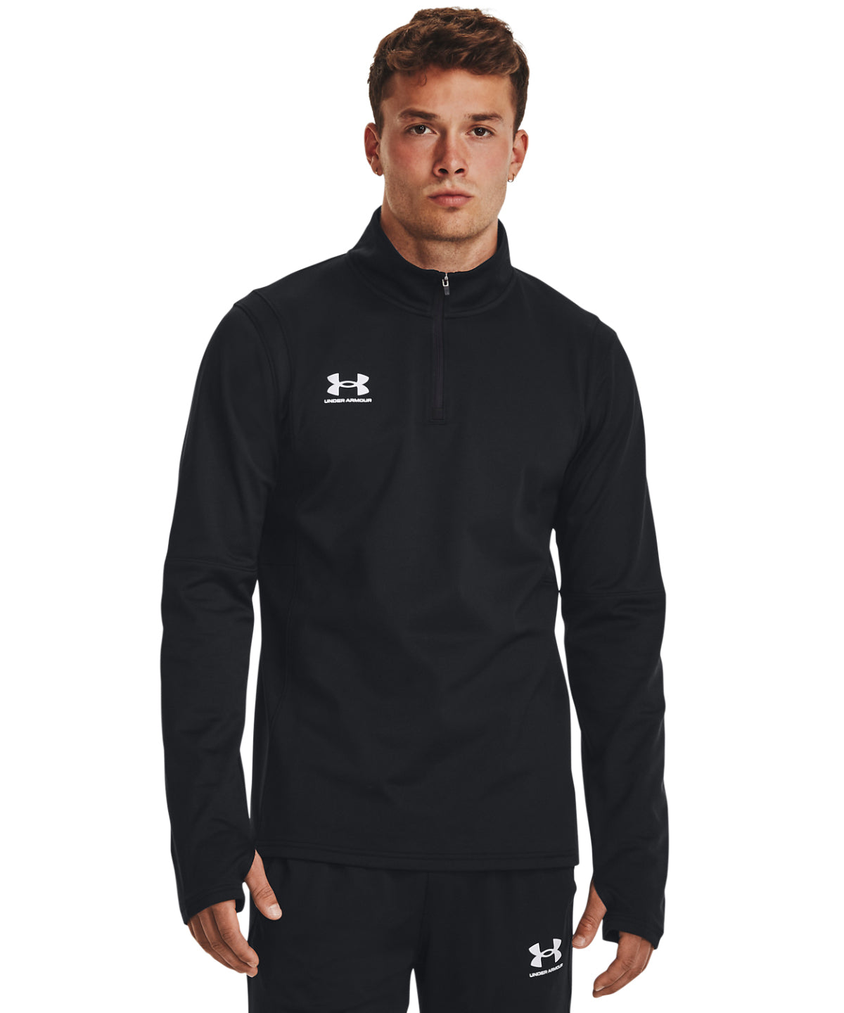 UA Challenger 14Zip Black Lightweight Performance Apparel