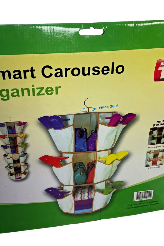 SMART Carousel Organizer Home Efficient and Stylish Storage Solution