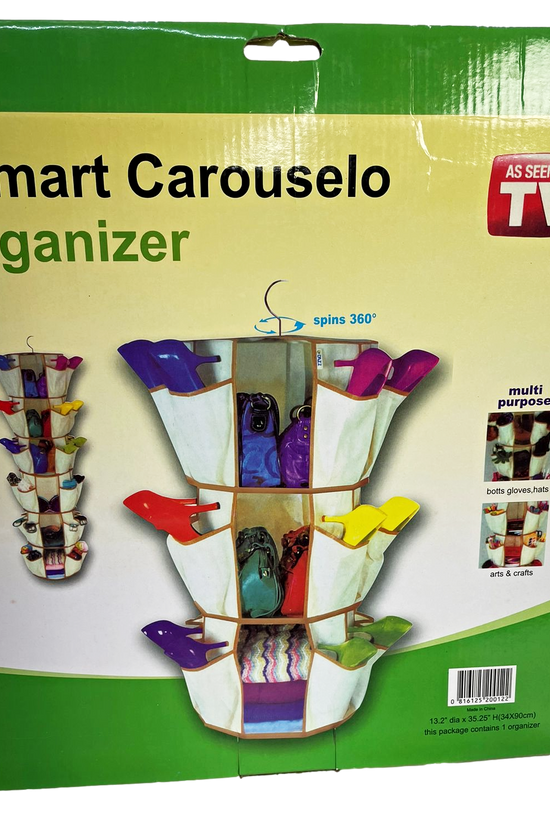 SMART Carousel Organizer Home Efficient and Stylish Storage Solution