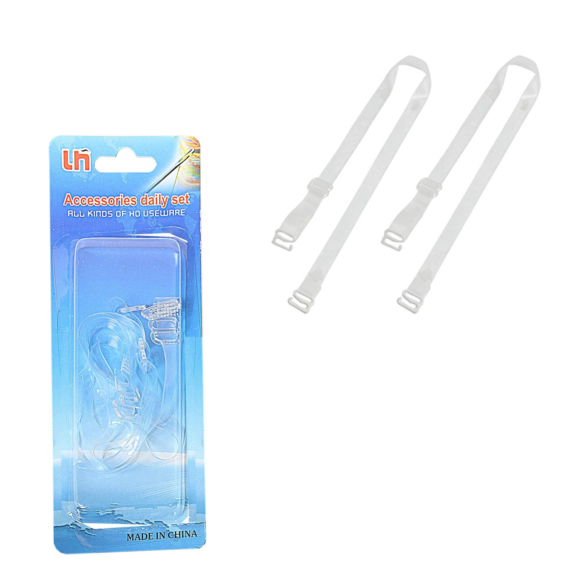 Invisible Clear Bra Straps Set of 2 Comfort Style