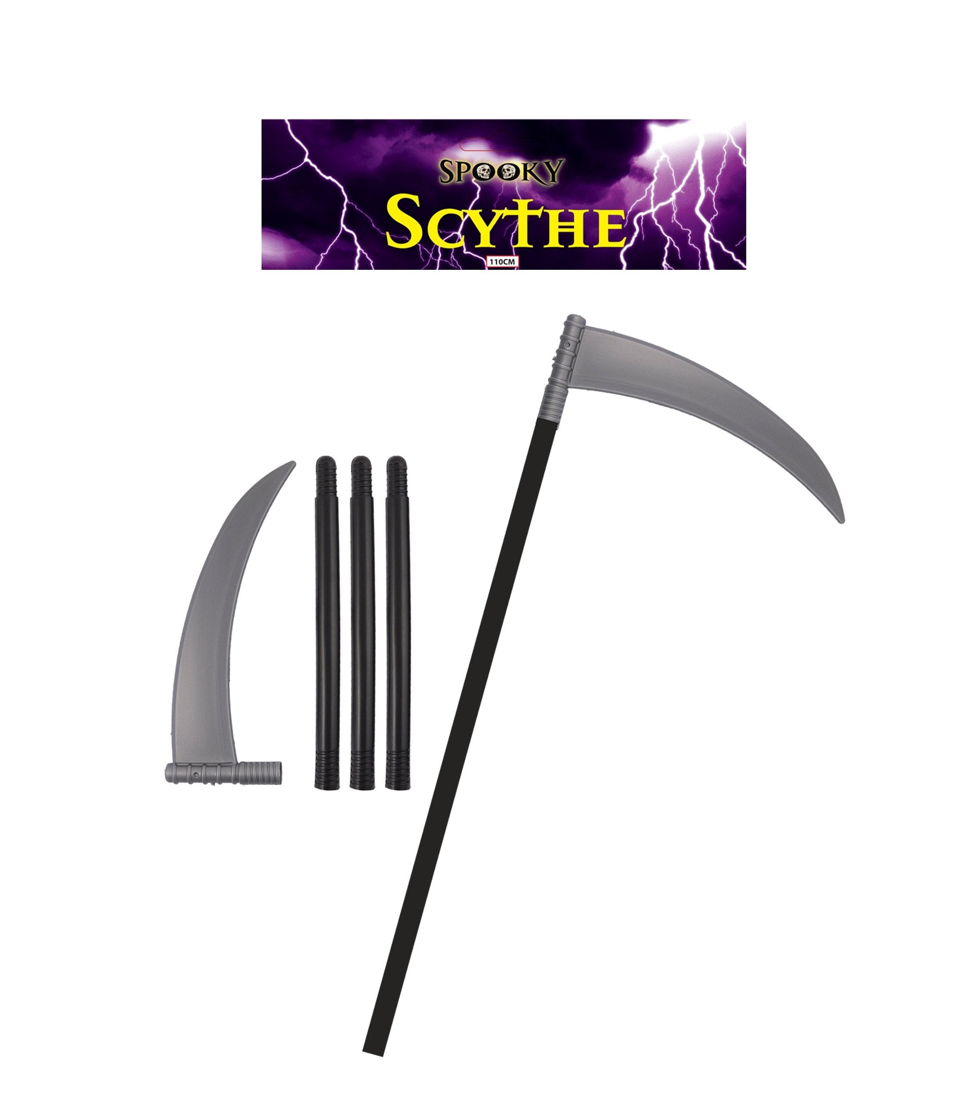 Halloween Scythe Devils Toys 4Pack Spooky Festive Fun Set