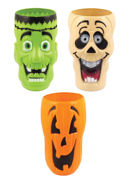 Halloween Party Cups Assorted Designs