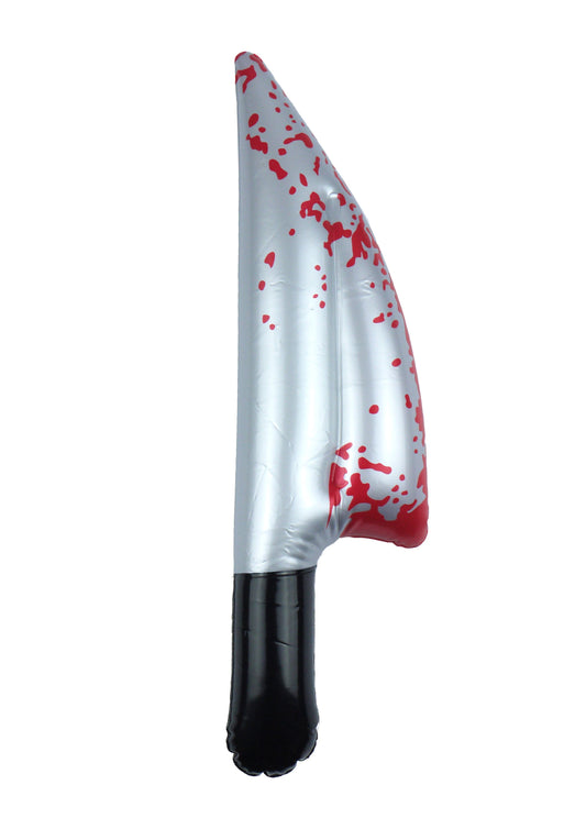 Festive Inflatable Bloody Knife Prop for Halloween Decor