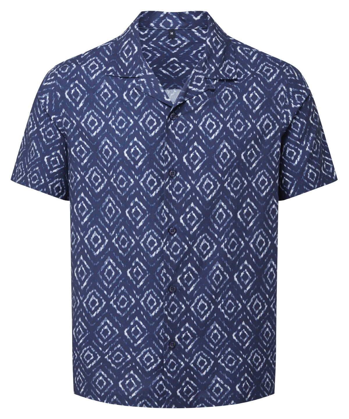 Wombat Mens ShortSleeve Cuban Collar Shirt Relaxed Fit