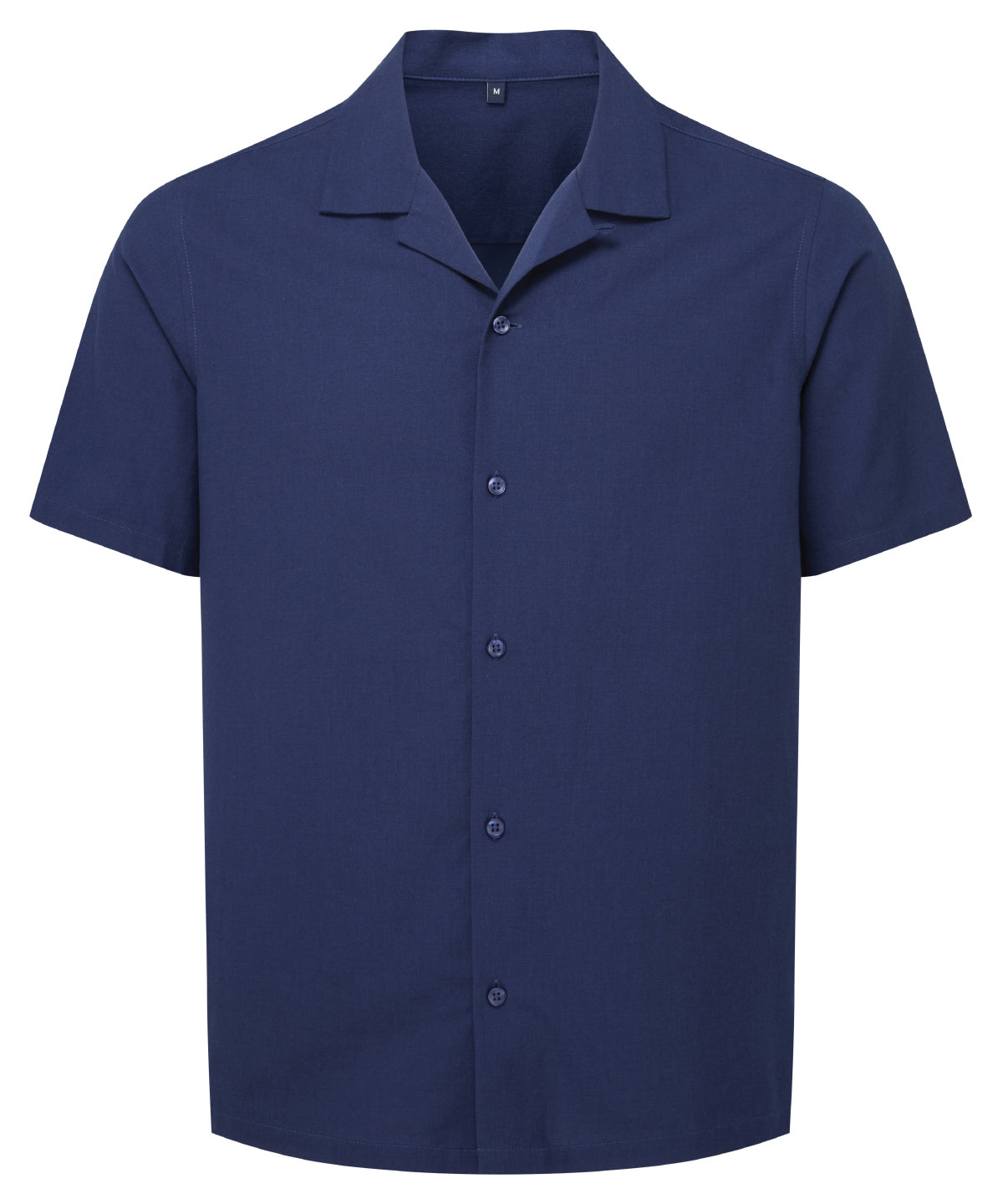 Wombat Mens ShortSleeve Cuban Collar Shirt Relaxed Fit