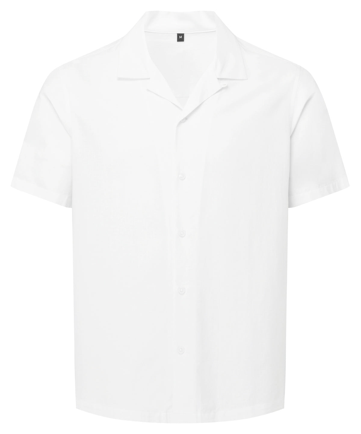 Wombat Mens ShortSleeve Cuban Collar Shirt Relaxed Fit