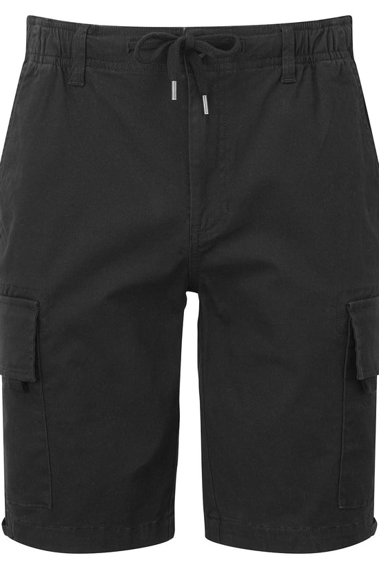 Wombat Mens Drawstring Cargo Utility Shorts with Elastic Waistband
