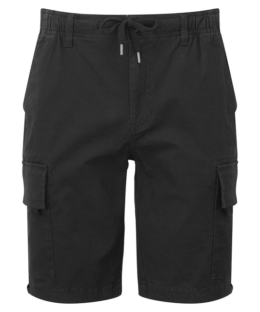 Wombat Mens Drawstring Cargo Utility Shorts with Elastic Waistband