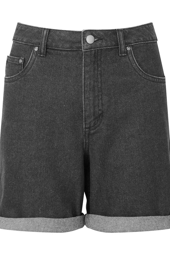 Classic Womens Denim Shorts with Brass Details