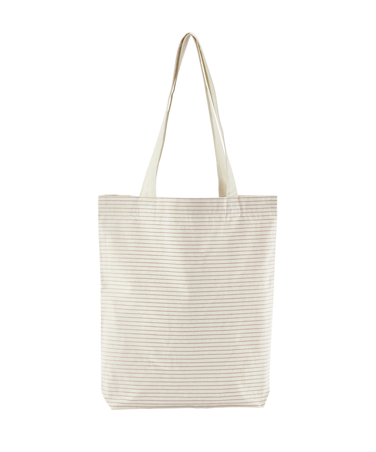 Striped Organic Cotton Tote Bag Unisex Adult Luggage