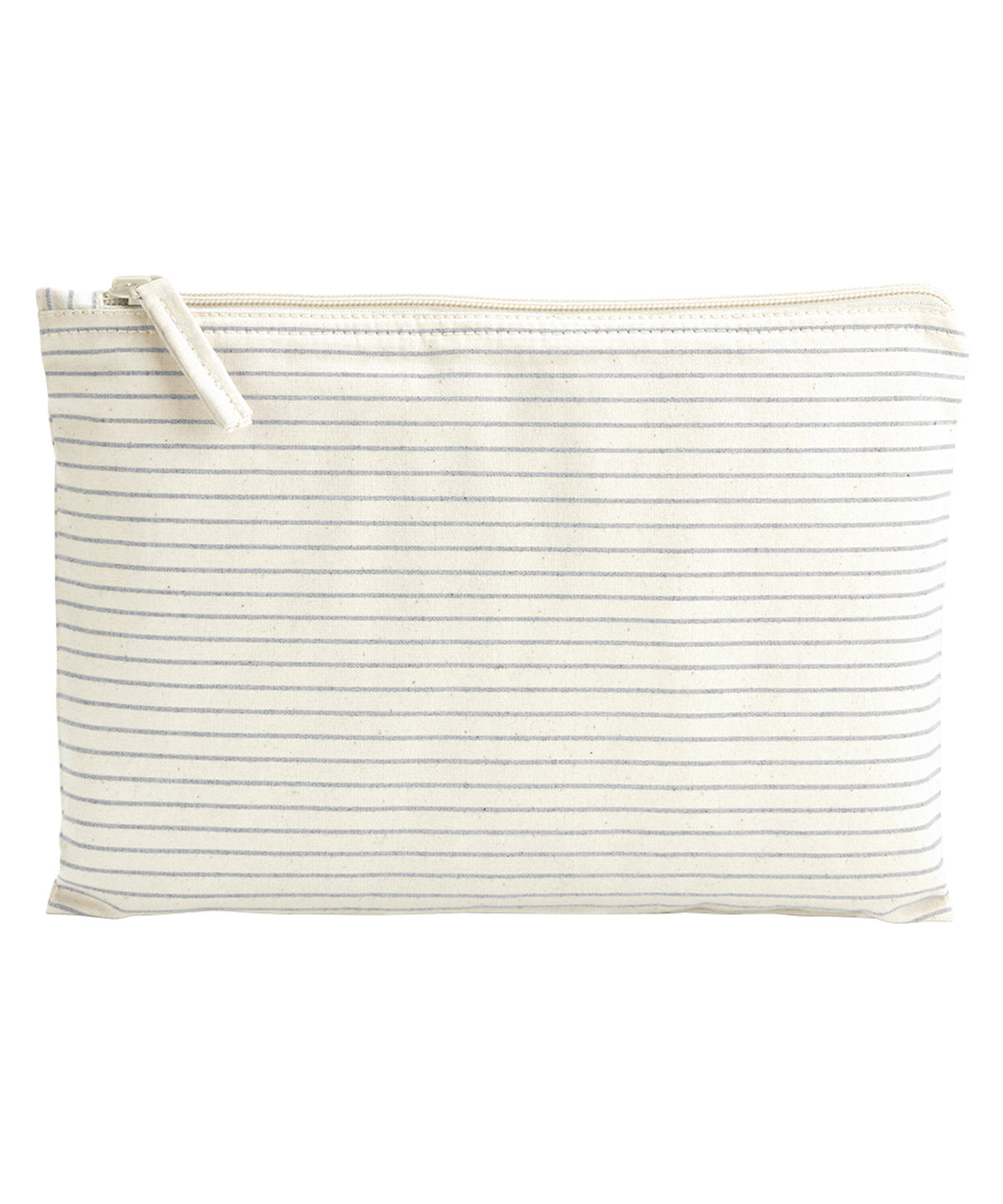 Striped Organic Cotton Accessory Pouch Bags Unisex Adult Luggage Organizer