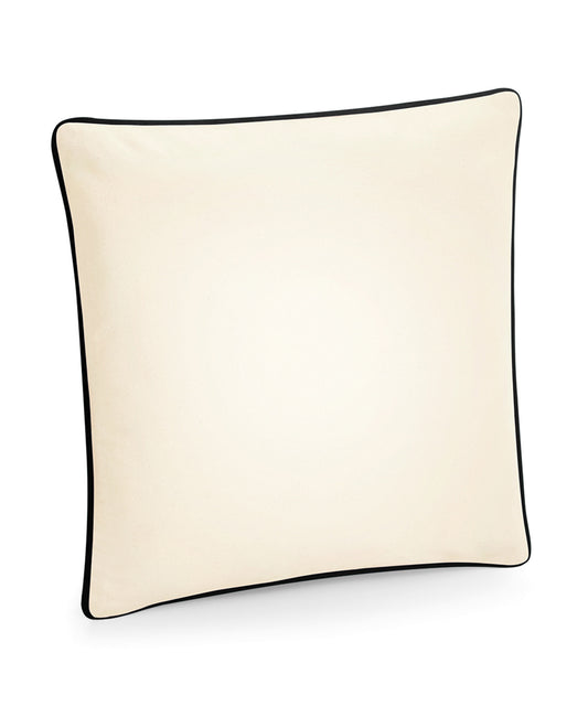 Westford Mill Fairtrade Cotton Piped Cushion Cover