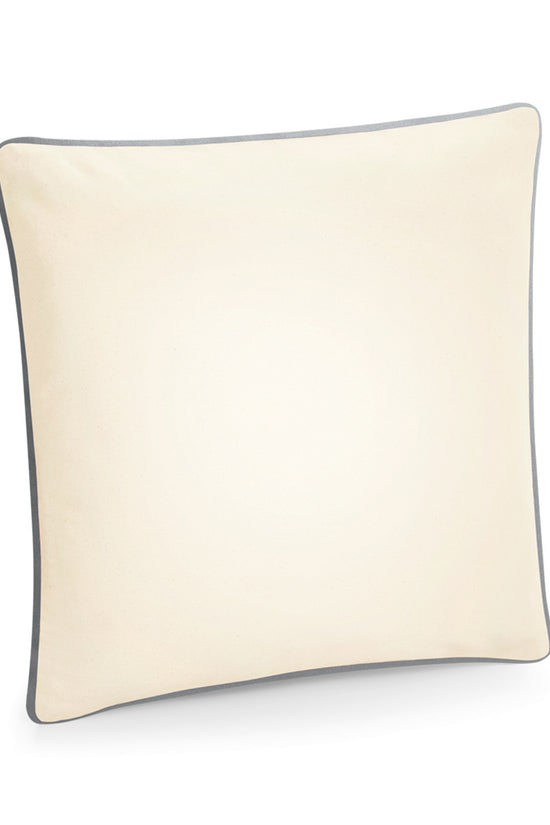 Westford Mill Fairtrade Cotton Piped Cushion Cover