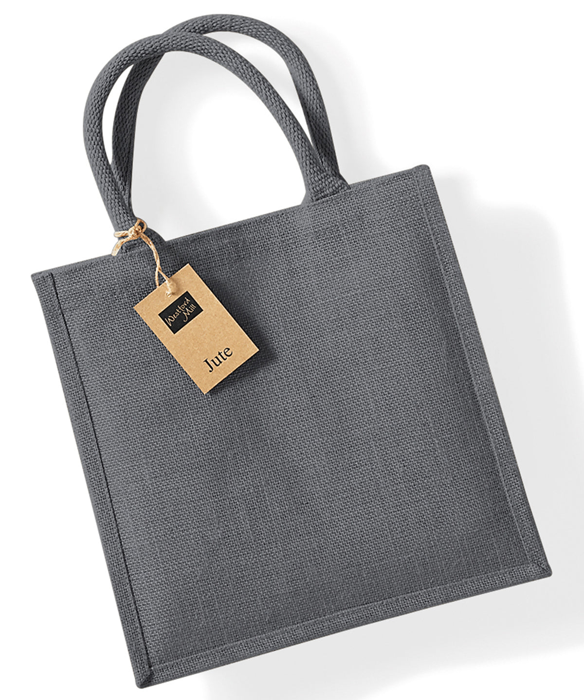 Stylish Westford Mill Jute Midi Tote Bag for Adults in 2 Colors