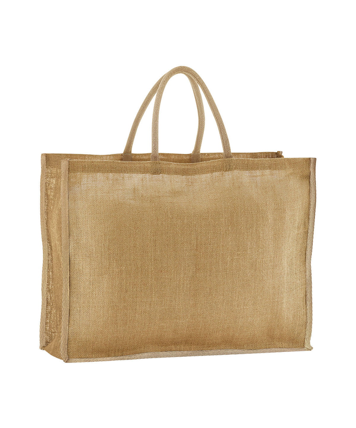 Westford Mill Natural Starched Jute Market Shopper Bag ExtraLarge Capacity