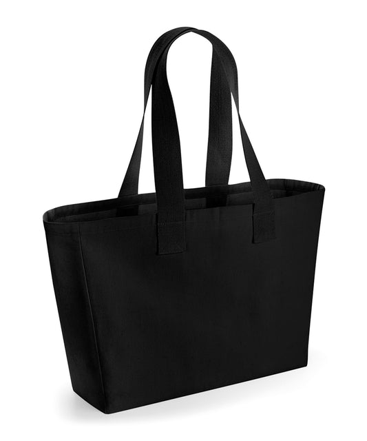 Westford Mill Oversized Canvas Tote Bag for Unisex Adults