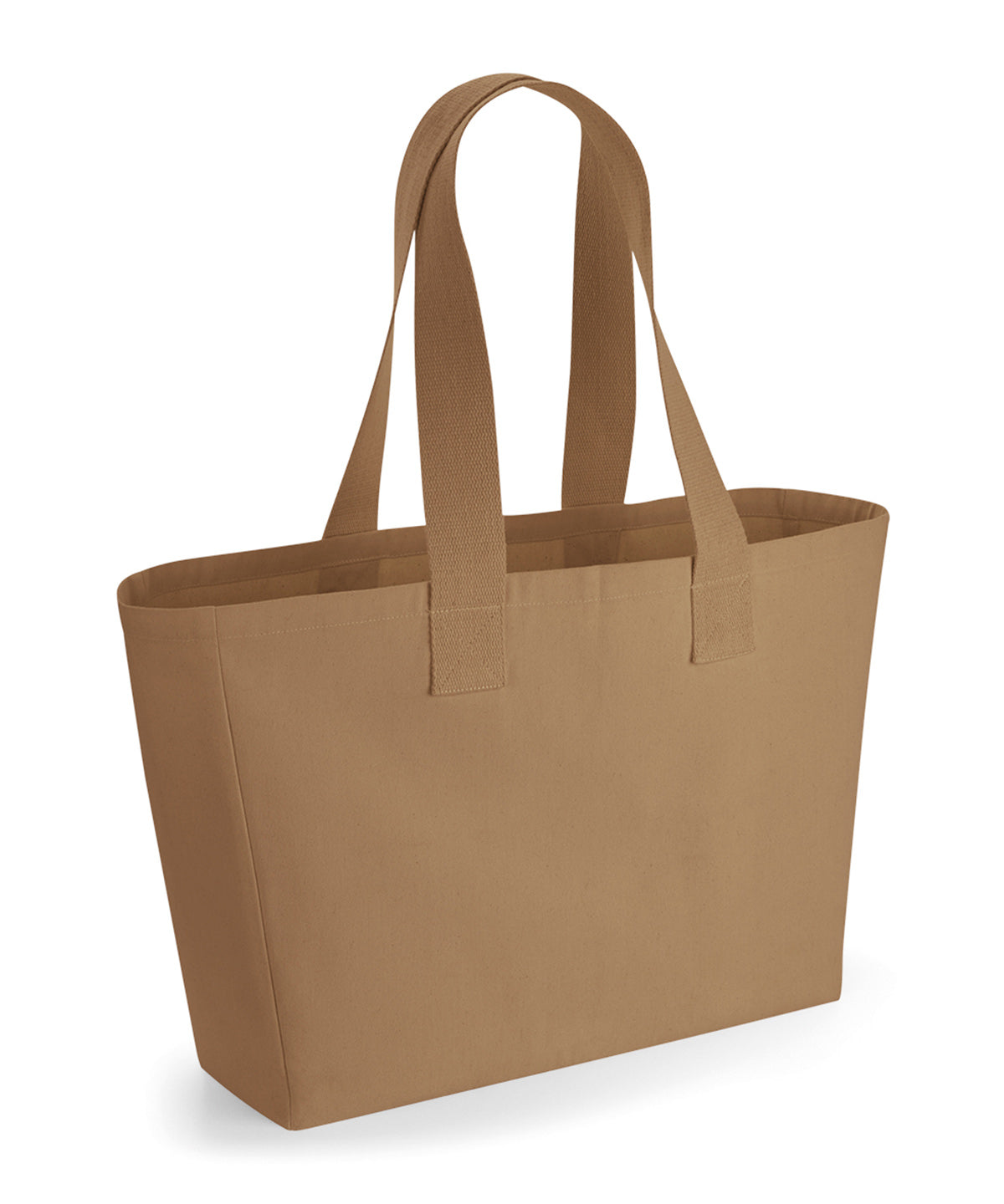 Westford Mill Oversized Canvas Tote Bag for Unisex Adults