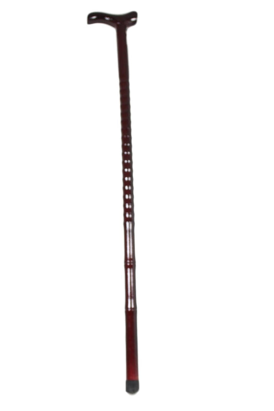 Elegant 90cm Light Wooden Brown Walking Cane Stick