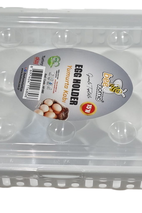 15Egg Storage Container With Secure Lid