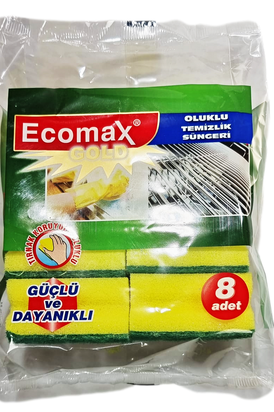 Ecomax Kitchen Sponges Pack of 8 ECG110L01P