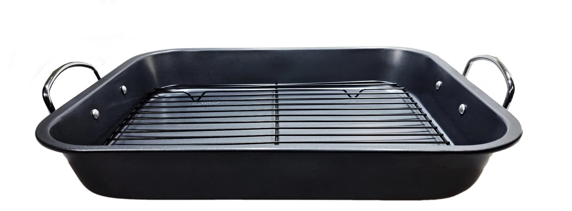 SQ Professional Non Stick Roasting Tray with Rack 35L Capacity
