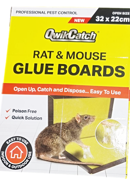 Effective PoisonFree Rat Mouse Glue Traps 32x22 cm