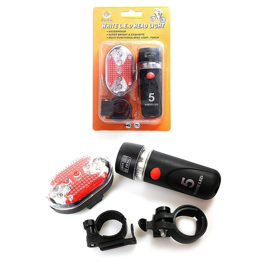 Brighten Your Ride with White LED Headlight Torch Set 4 Pack