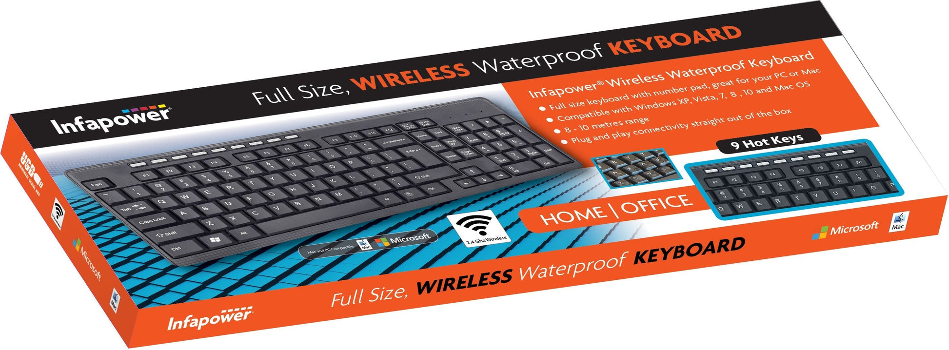 Infapower X204WIRELESS Bluetooth Keyboard for Windows