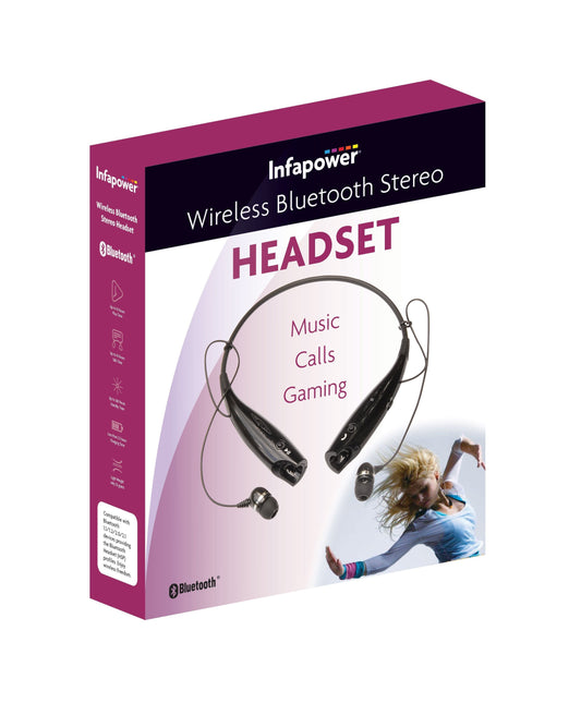 Premium Wireless Bluetooth Stereo Headset for Music Calls