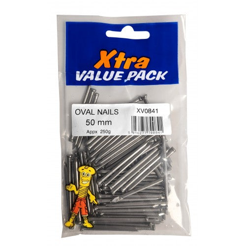 50mm Oval Nails 250G Xtra Value Premium Quality Nails for Your Projects
