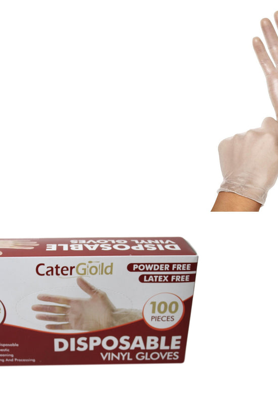 100 Clear Vinyl Examination Gloves Extra Large